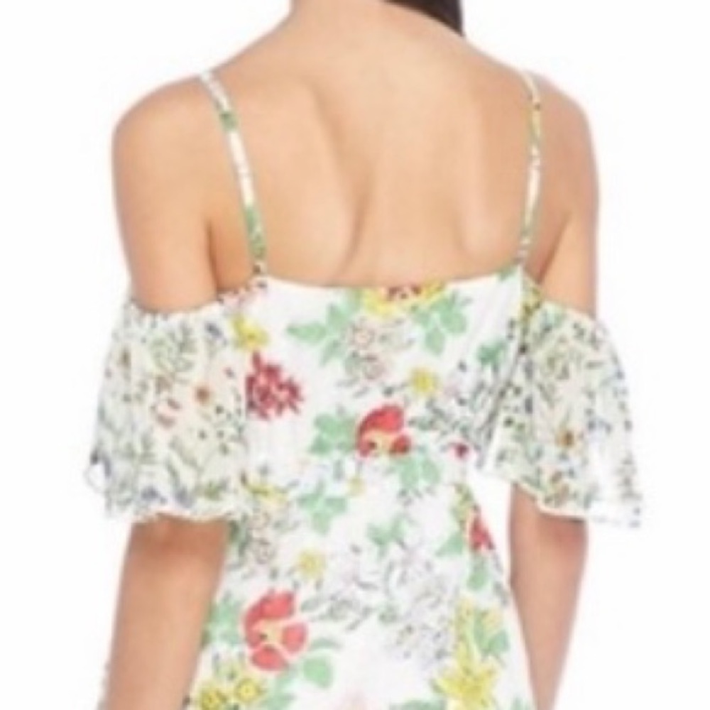 Nanette Lepore Women's Floral Cold Shoulder Dress - Picture 8 of 16